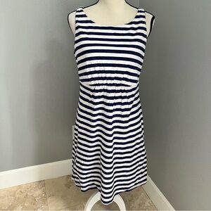 Tommy Bahama Navy and White Striped Mini Dress